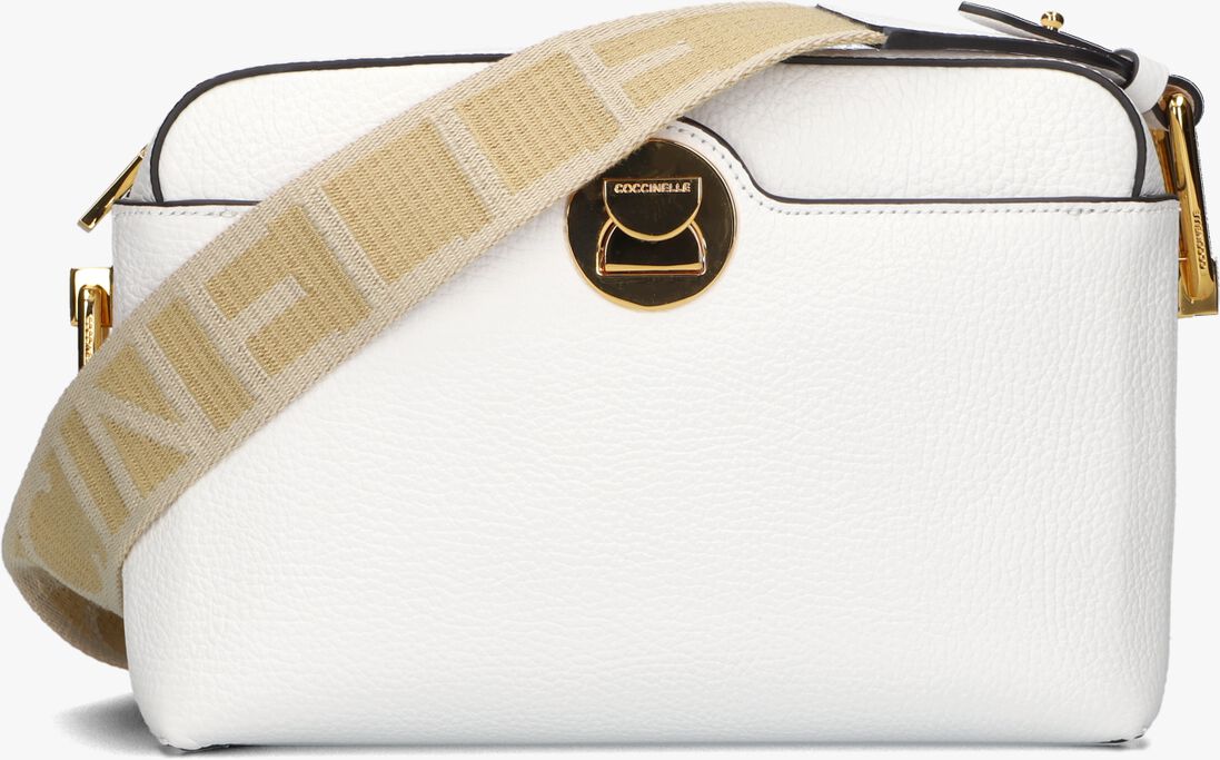 COCCINELLE witte coccinelle schoudertas liya signature