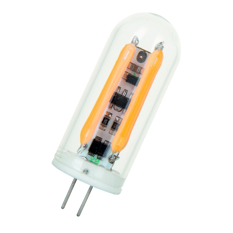 Flinders LED Filament lichtbron G4 2W 2700K 12V helder niet dimbaar