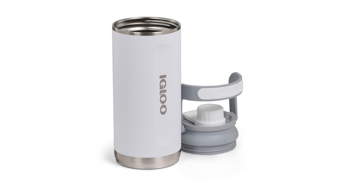 IglooTwist ‘n’ Chug Bottle 36 oz, 1,06 liter drinkfles  (Wit)