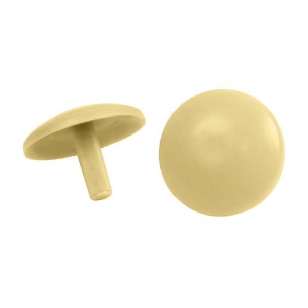 Cache vis à pointe Beige par 10