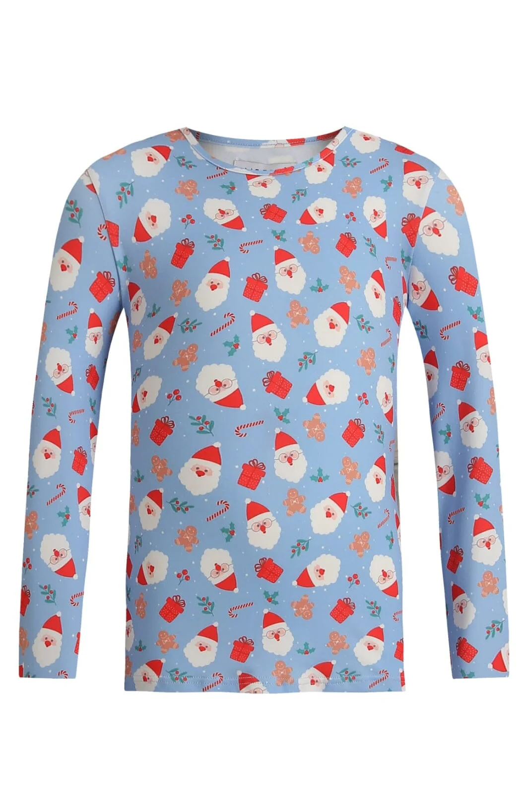 Liberte Ami Alma-Ls-Tshirt-Kids 9659 santa skyblue