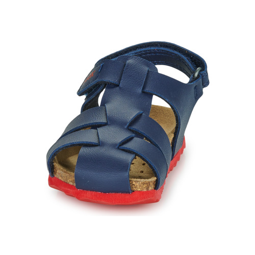 Geox - B SANDAL CHALKI BOY - Marine / Rouge