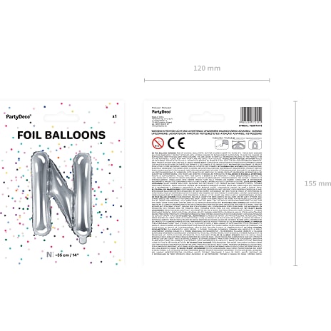 Folieballon 33 cm 