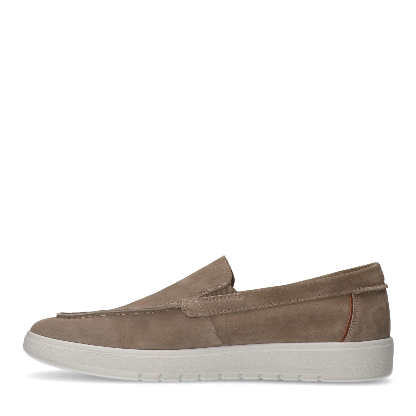 Beige suède loafers