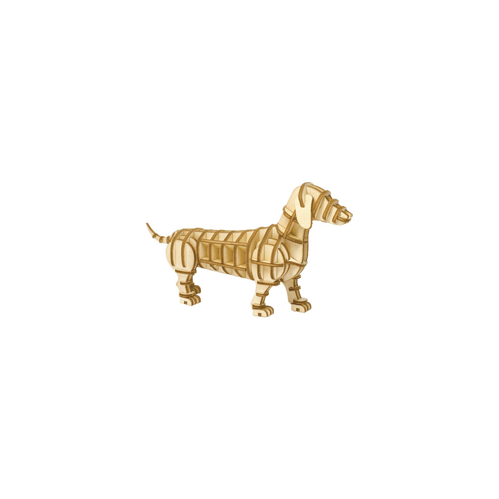 Jigzle 3D Puzzle - Chien Basset