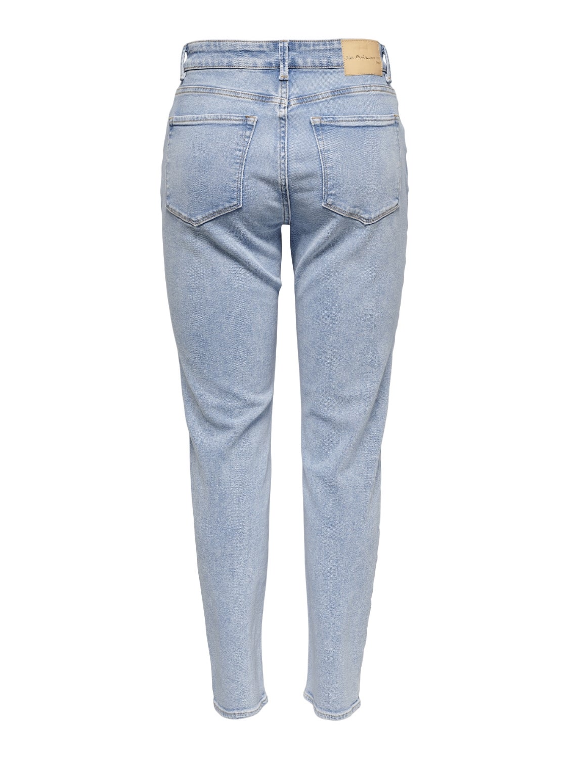ONLEMILY Hohe Taille Gerade geschnitten Jeans Light Blue Denim