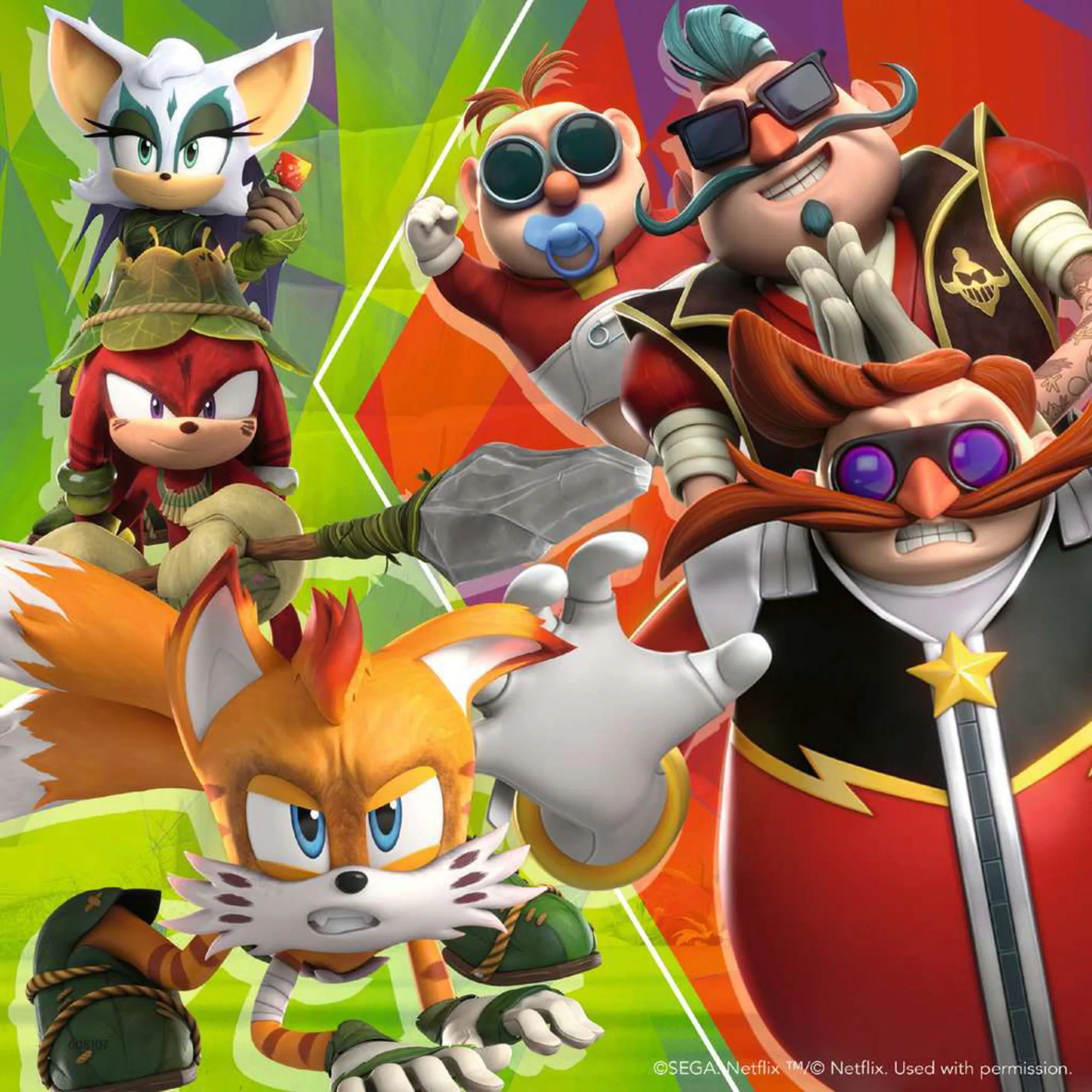 Ravensburger Puzzle Kinderpuzzle Die Abenteuer von Sonic