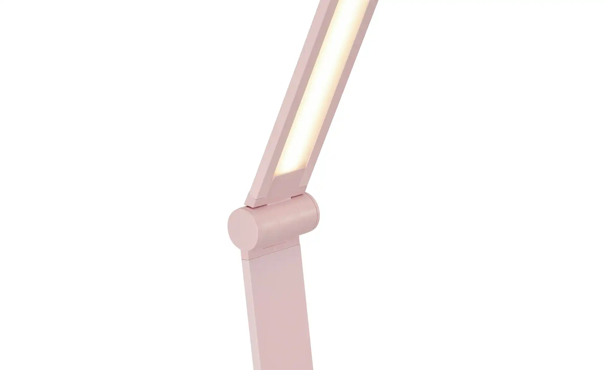 KHG LED-Tischleuchte, Pink mit Qi-Charger