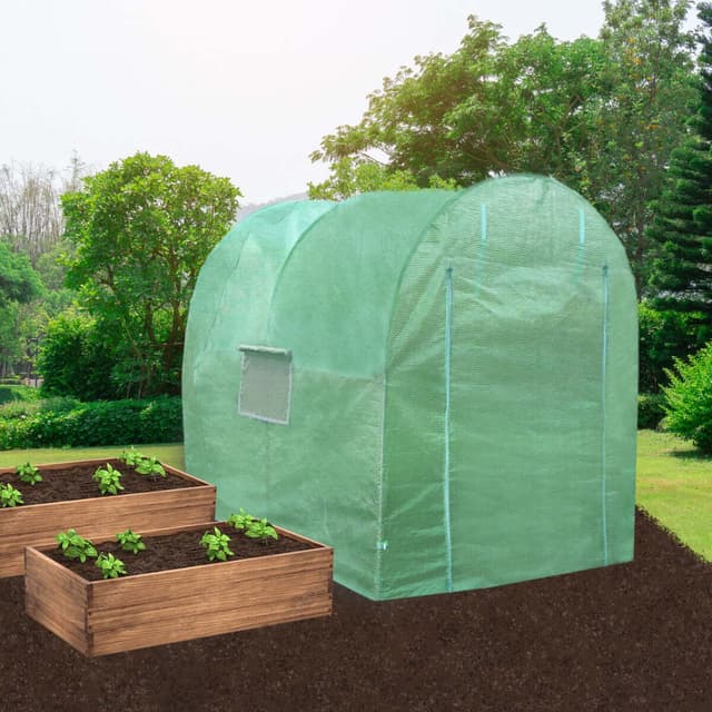 Polytunnel 19mm 4m x 2m med Racking