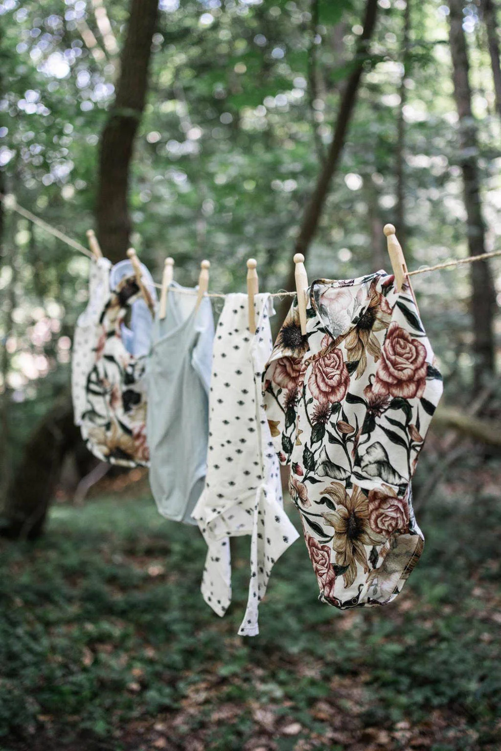 WildWood romper met streep print blue