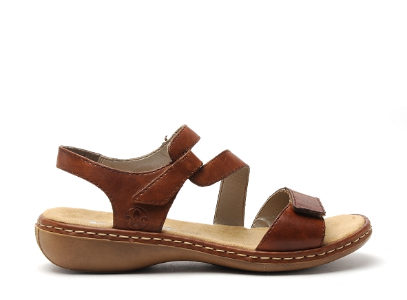 Rieker nu pieds plats femme 659c7 marron