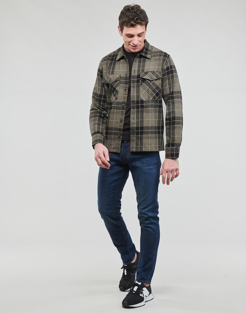 Jack & Jones - JJEJAY OVERSHIRT L/S Kaki