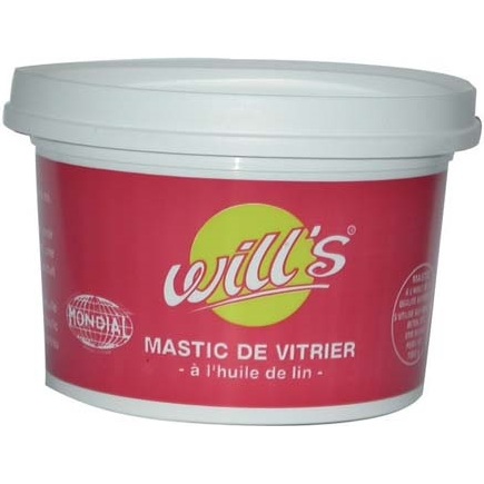 Mastic vitrier mondial pot 500g