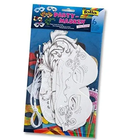 Folia Partymasken Bastelset