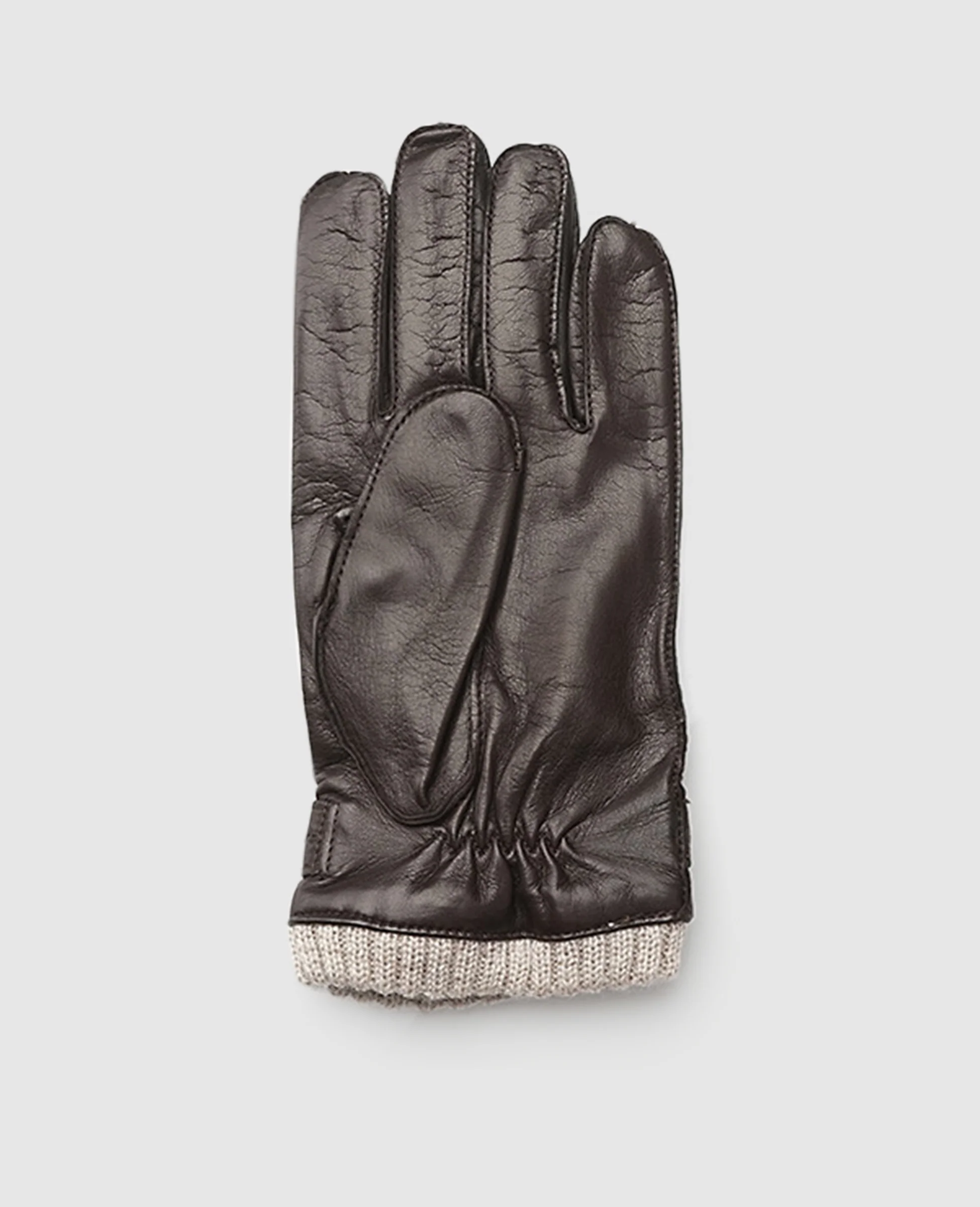 Lederhandschuhe mit Bund