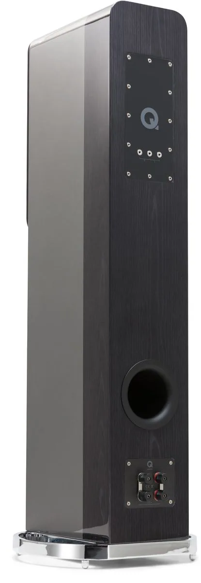 Q Acoustics Concept 500 Silver & Ébène (la paire) Enceintes colonne