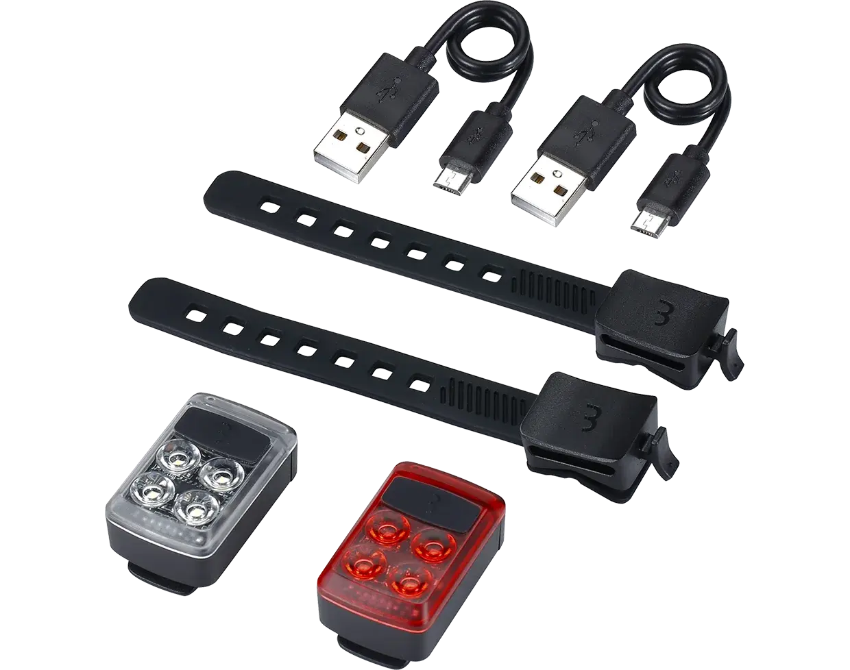 BBB Cycling Minilight Slide BLS-237 Verlichtingsset Zwart