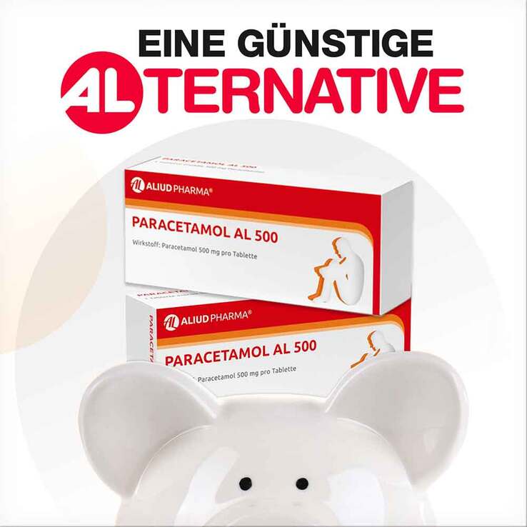 PARACETAMOL AL 500 Tabletten, 20 St