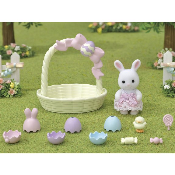 Le coffret de Pâques et bébé lapin blanc - Sylvanian Families 5531