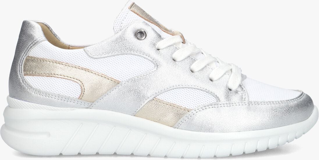 witte hartjes lage sneakers wave