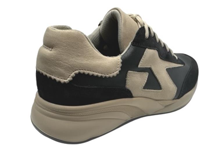 Durea 6305 wijdte H ZWART/TAUPE