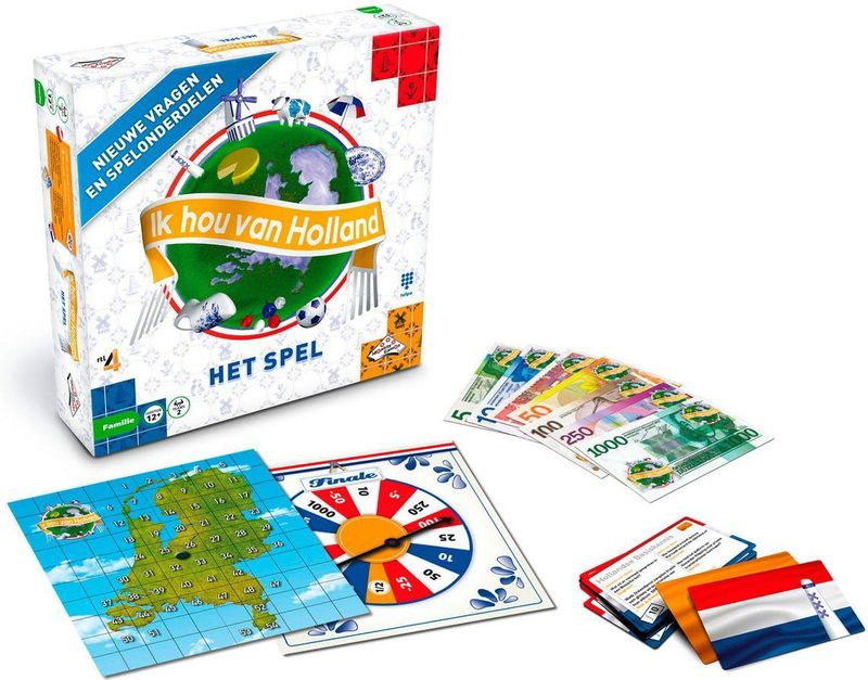 Identity Games - Ik Hou Van Holland - Bordspel - Voor 2 Teams - Vanaf 12 Jaar