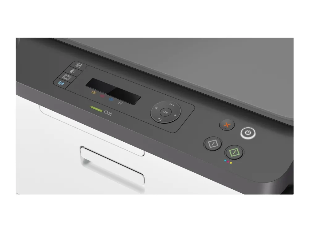HP Color Laser MFP 178nw - Multifunktionsprinter - farve - laser - A4 (210 x 297 mm) (original) - A4/Letter (medie) - op til 18 spm (kopiering) - op til 18 spm (udskriver) - 150 ark - USB 2.0, LAN, Wi-Fi(n)