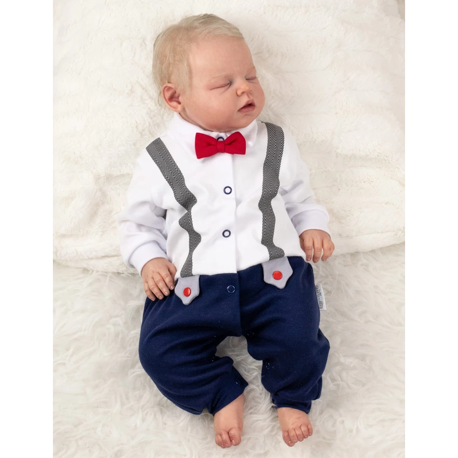 Baby Sweets Strampler Lieblingsstücke blau weiß navy