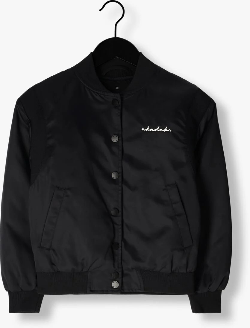 NIK & NIK zwarte nik & nik jack noah varsity jacket