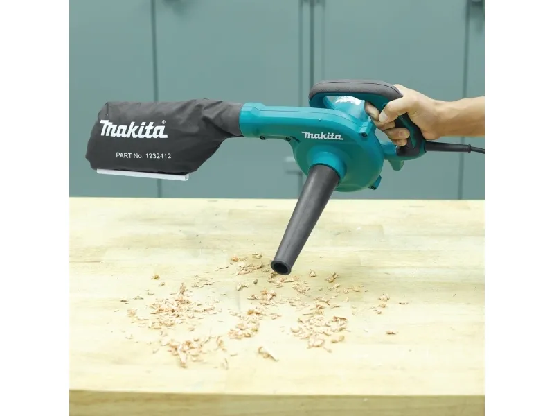 Makita UB1103 - Bladblæser - elektrisk - 600 W - 0-16000 opm - 0-246 m³/h - 2 kg