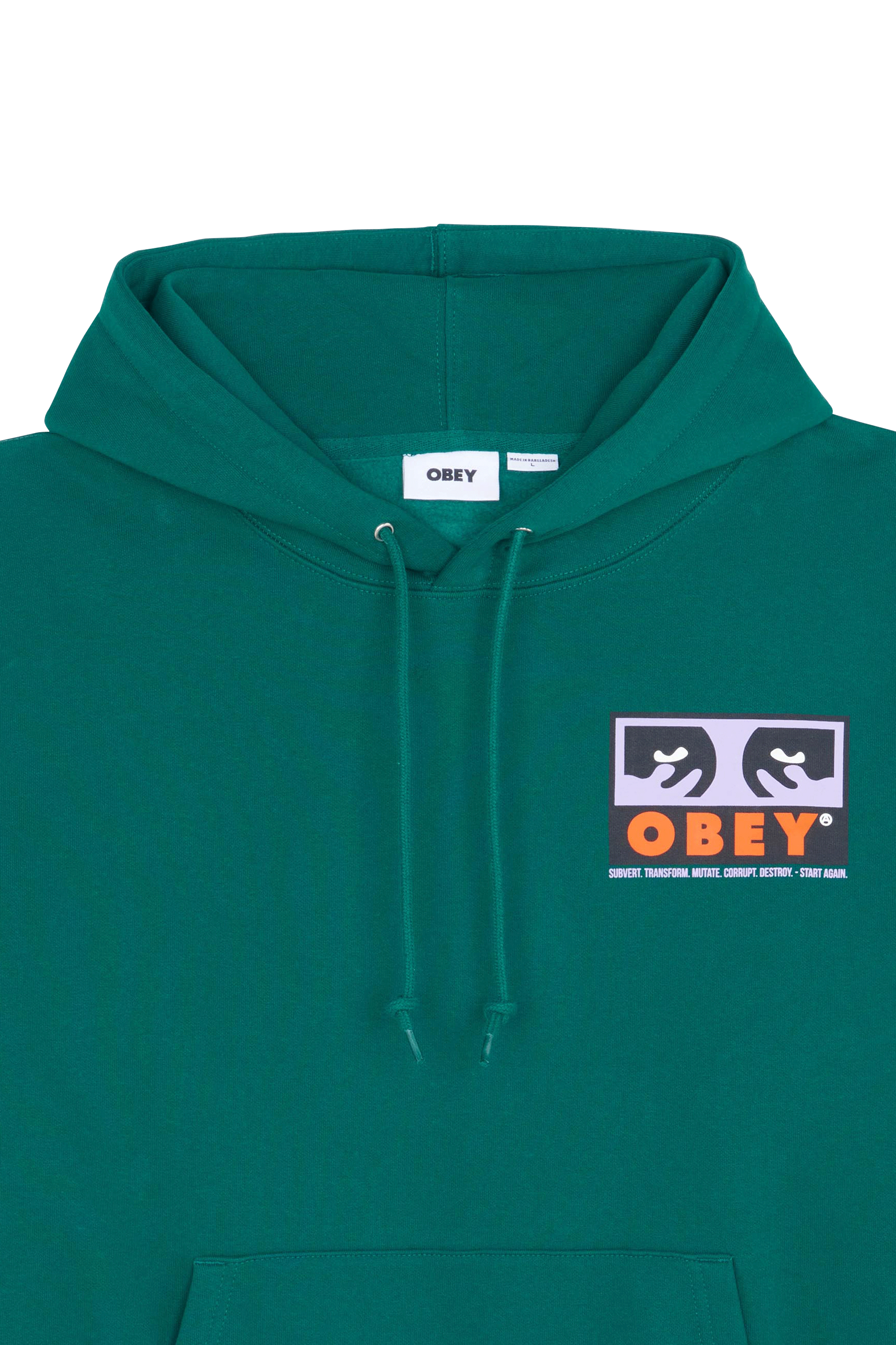 OBEY Hoodie OBEY SUBVERT Vert
