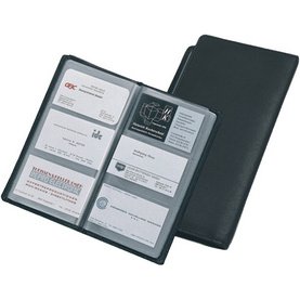 Protège-cartes de visite, pour 120 cartes, cuir