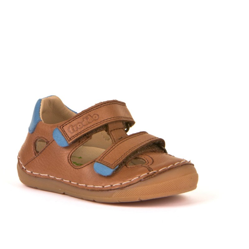 Froddo Froddo Amplio Paix sandales deux scratchs marron-denim