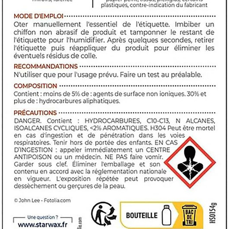 Décolle adhésifs - 200 ml