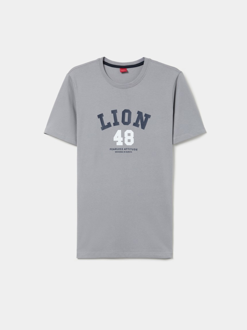 T-shirt em algodão com estampado