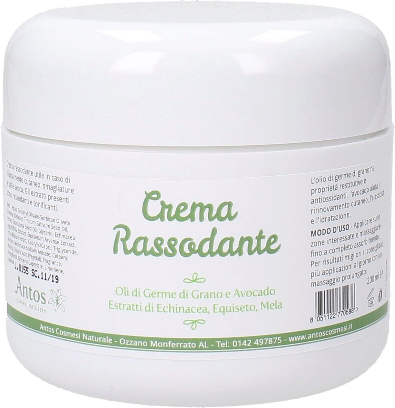 Antos   Straffende Körpercreme, 200 ml