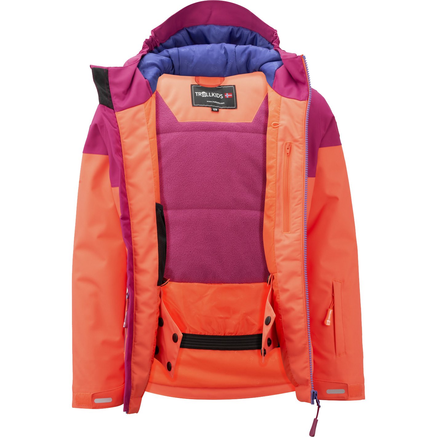 Trollkids Hallingdal Skijacke Mädchen radiant red