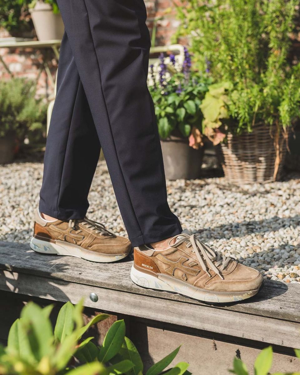 Premiata Mick 7712 Bruin Herensneakers