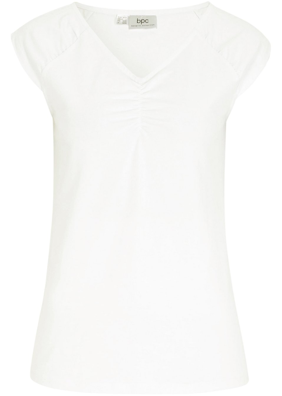 Top T-shirt avec col V