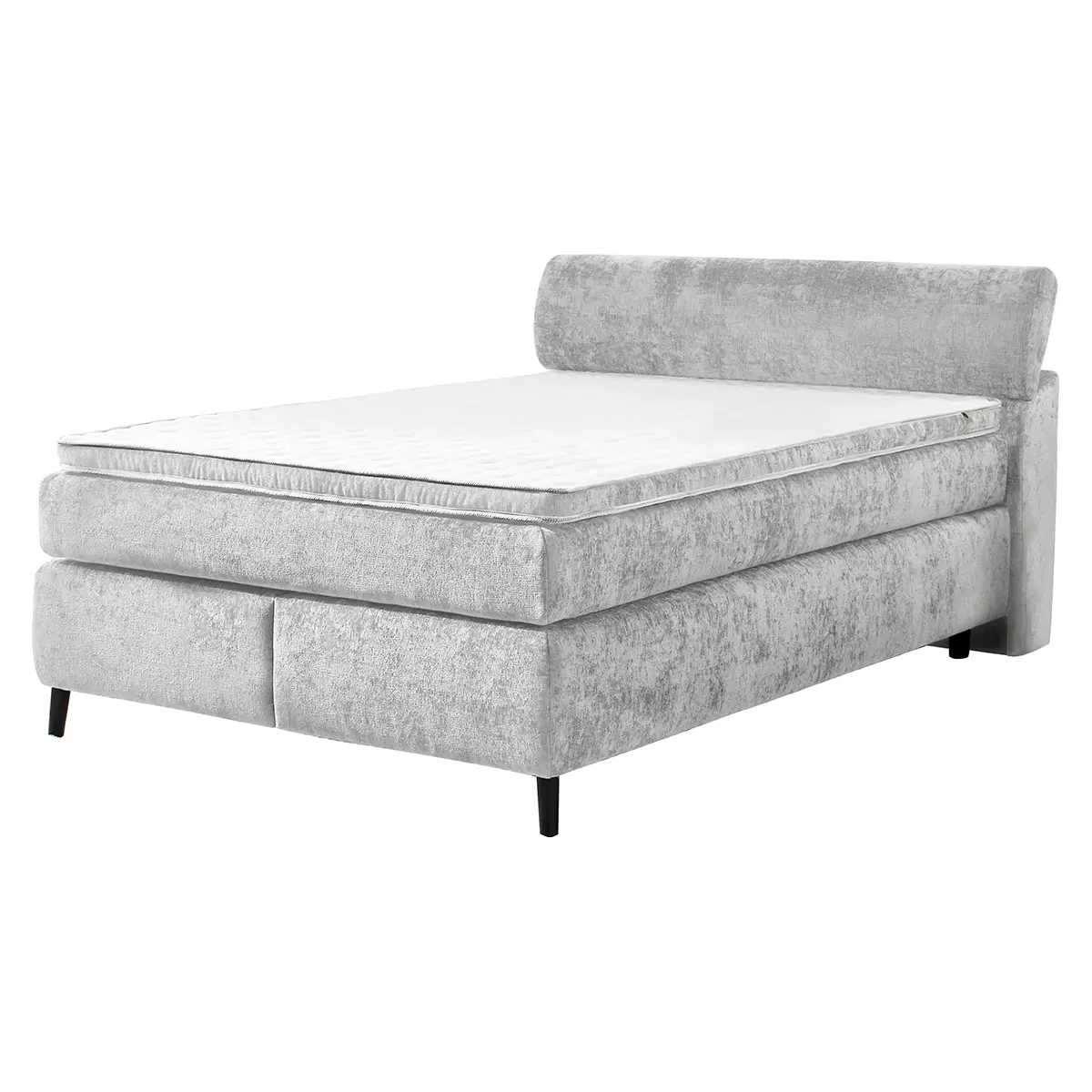 Boxspringbett Dora 140x200 Hellgrau
