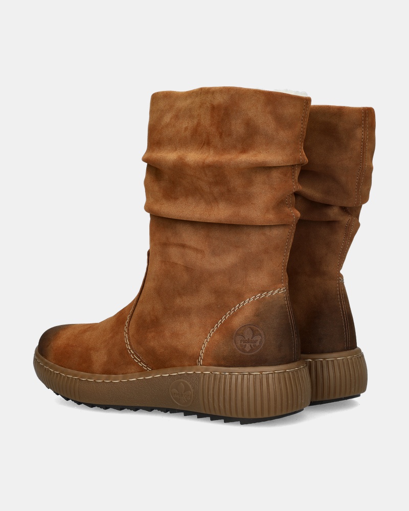 Rieker Rits- & gesloten boots  - cognac