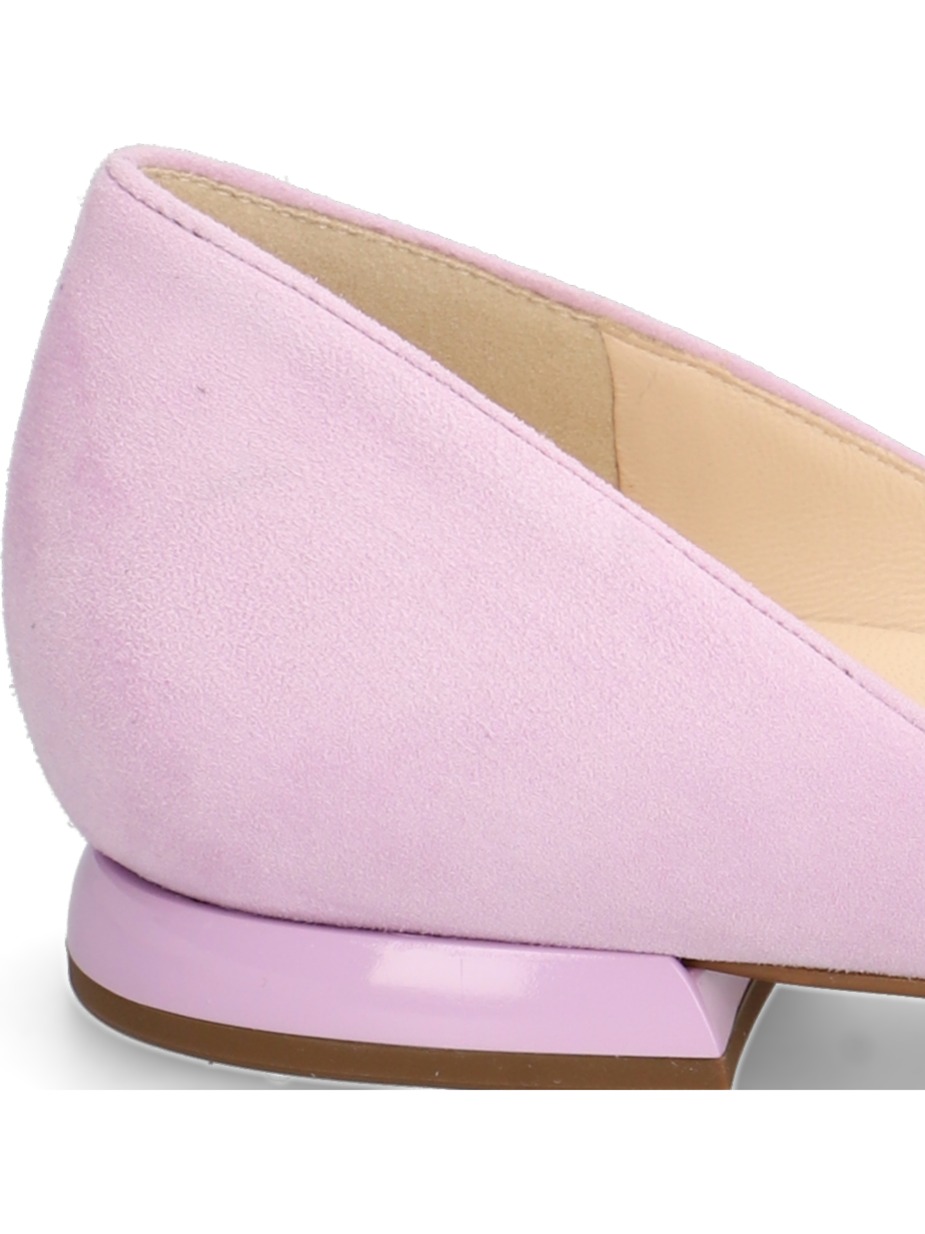 Veloursleder Ballerina