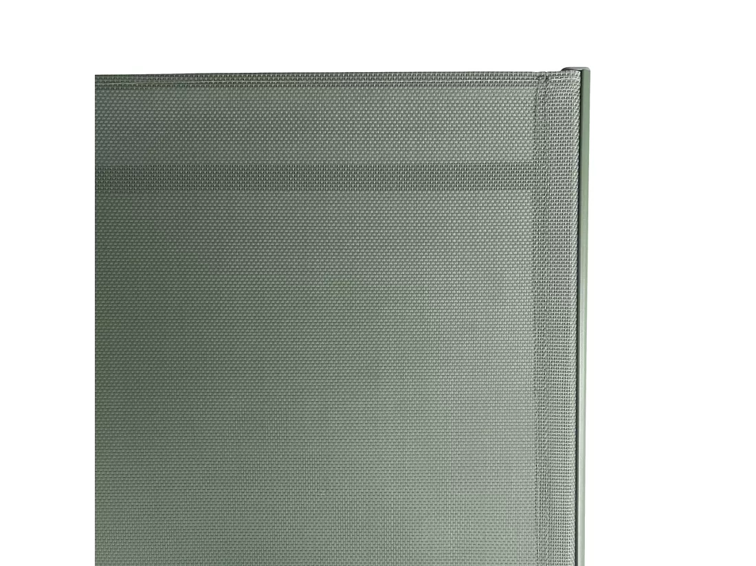 Lot de 2 bains de soleil pliants SICILIA en textilène vert sauge - structure vert sauge