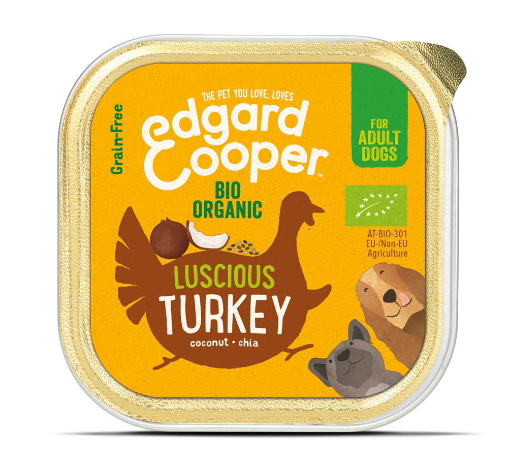 Edgard & Cooper Adult Biologisch - Hondenvoer - 100 Gram - kalkoen