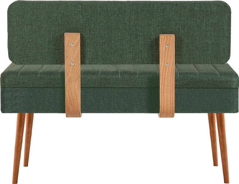 Vina - Eetkamerbank - Groen - 100% Melamine Coating - 110x40x82cm