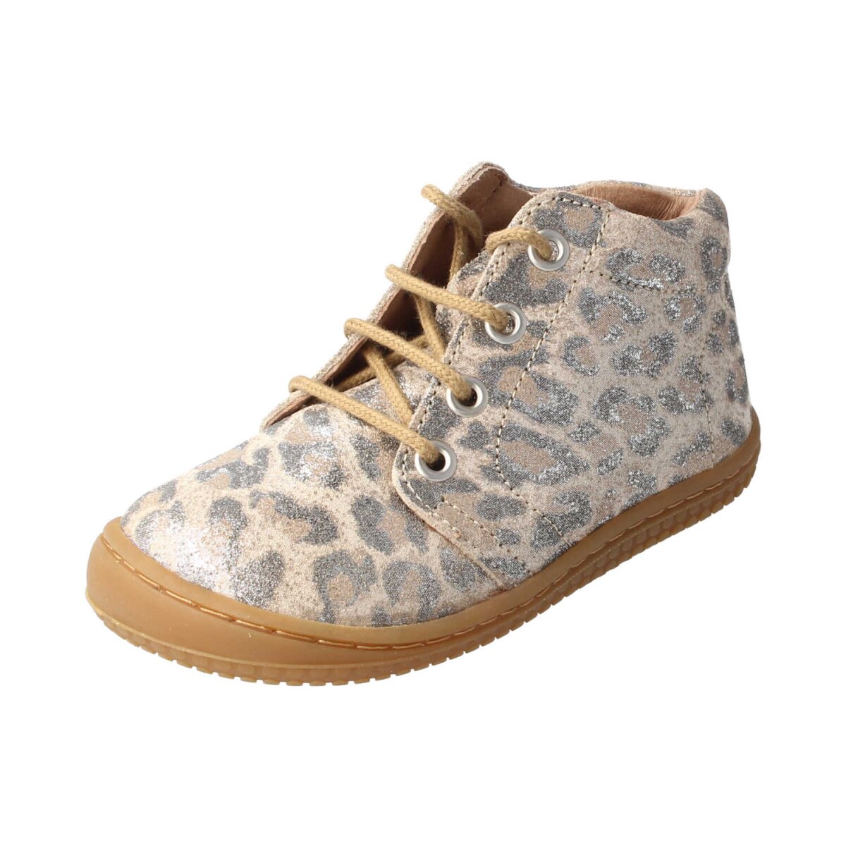 WL3211-33 glitter ecru LEO velours leather laces Weite/W