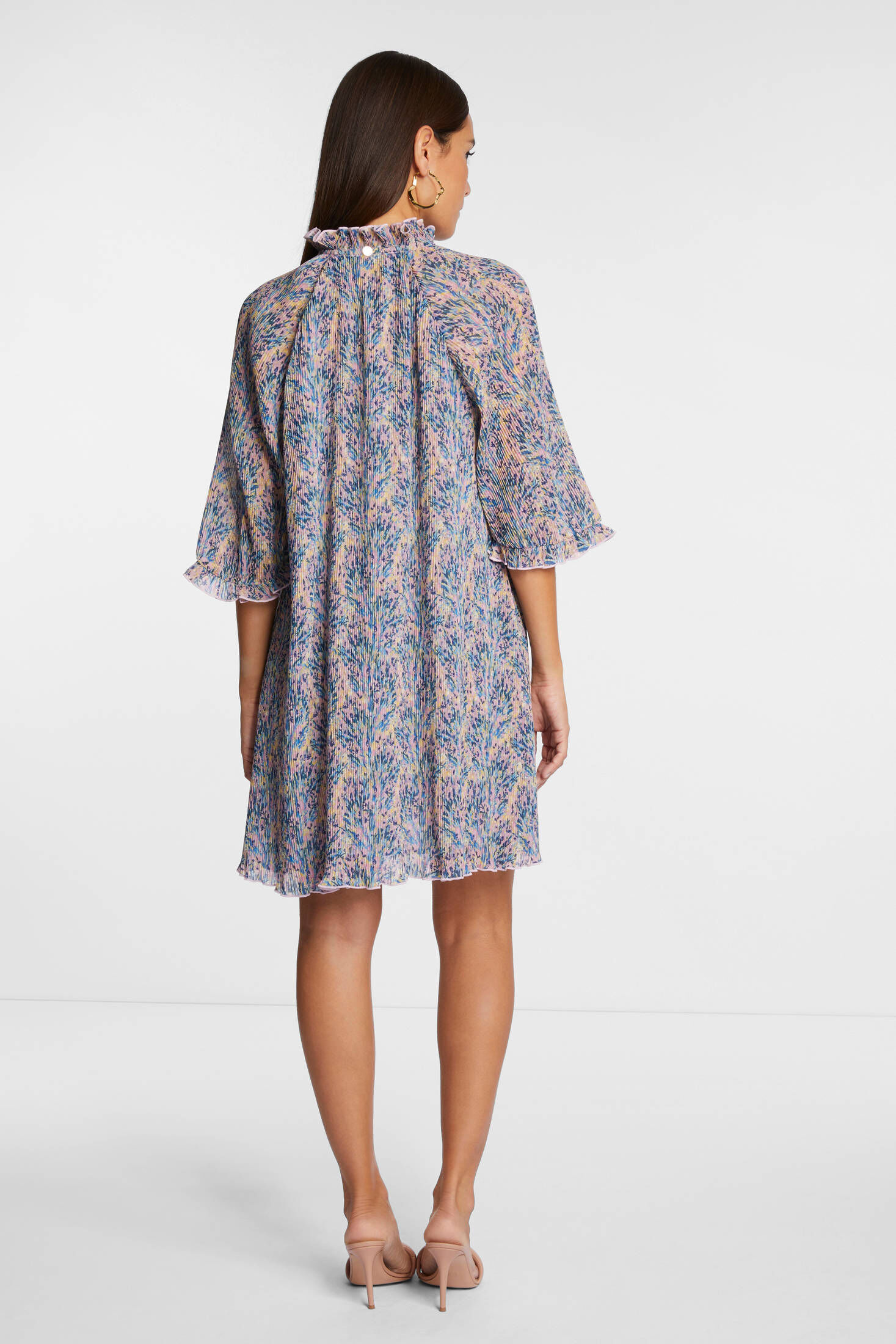 Rich & Royal| Damen Blusenkleid PRINTED PLISSEE DRESS