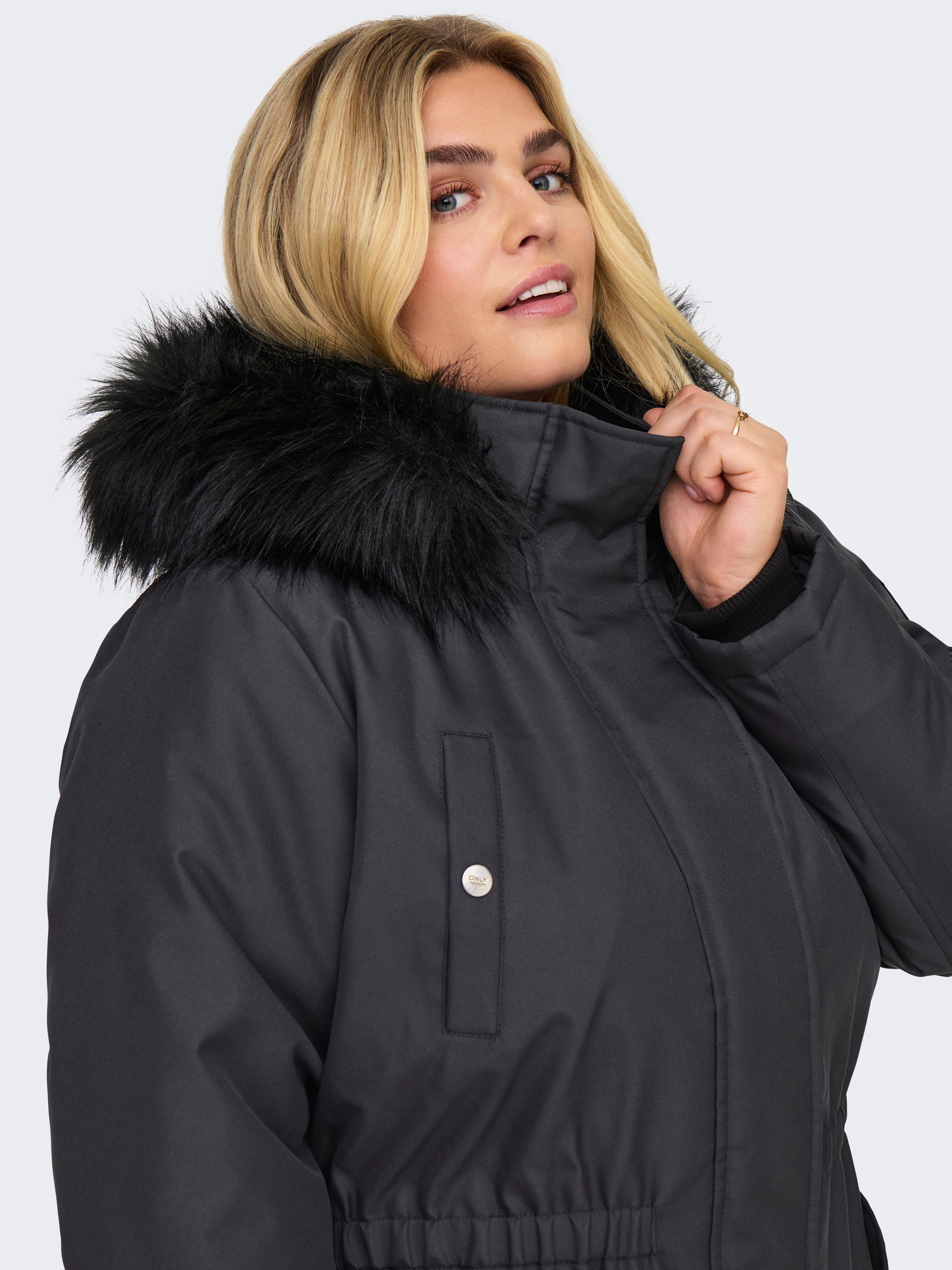 CARIRENA Langer Parka Phantom
