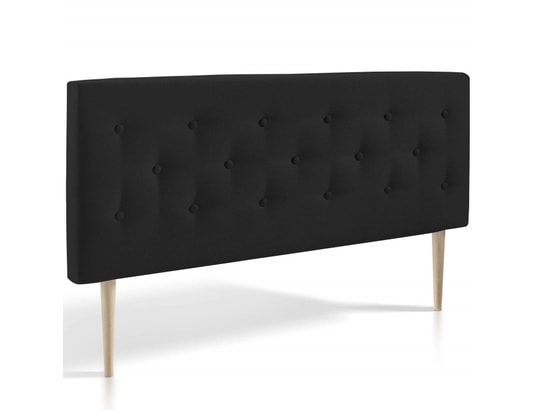 MARCKONFORT - Tête de lit oslo 140x100 cm, capitonnée tissu anthracite, ép...