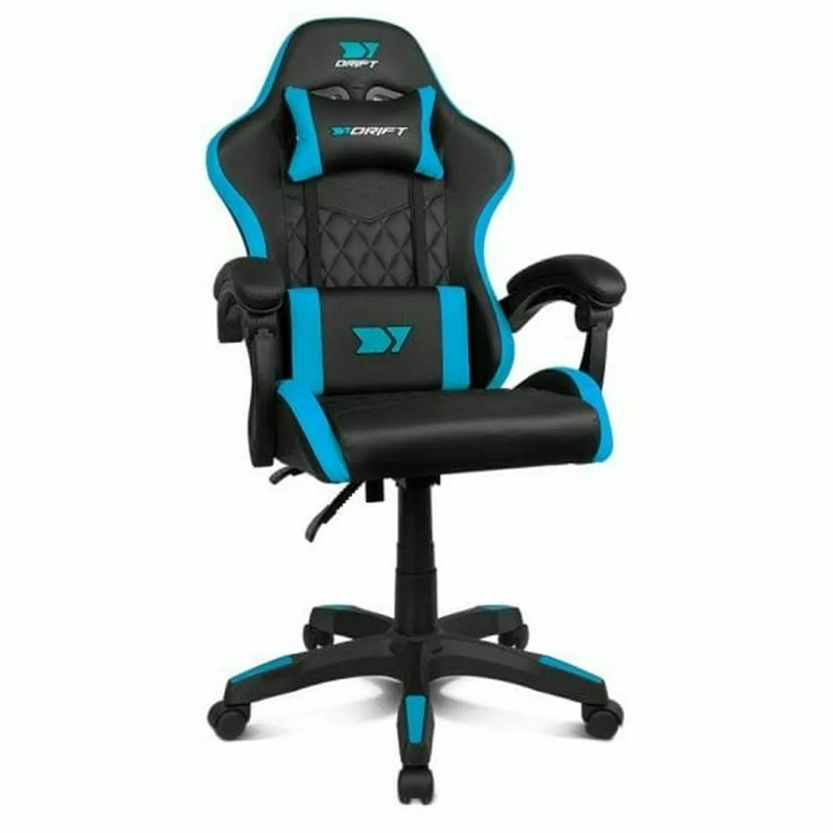 DRIFT Chaise de jeu DR35BL Noir/Bleu